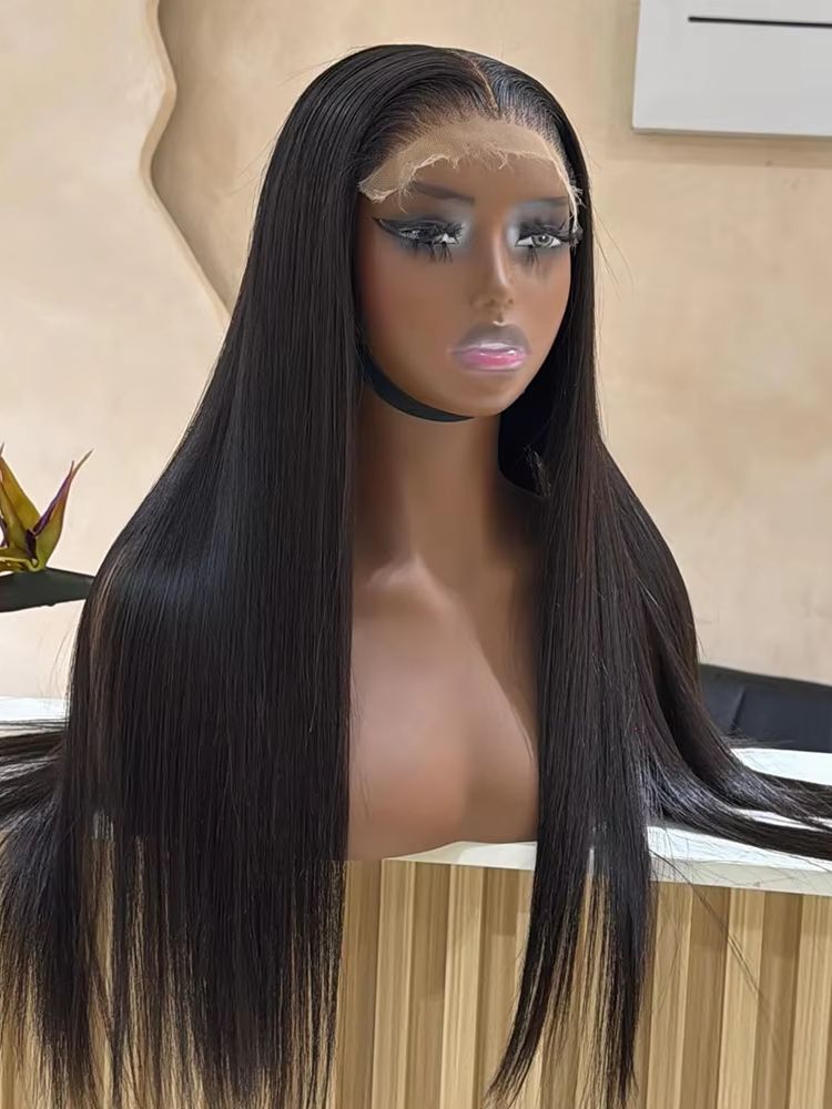 Hd Lace Frontal Wig Human Hair Pre Plucked - 13x6 HD 레이스 인모 가발, 프리