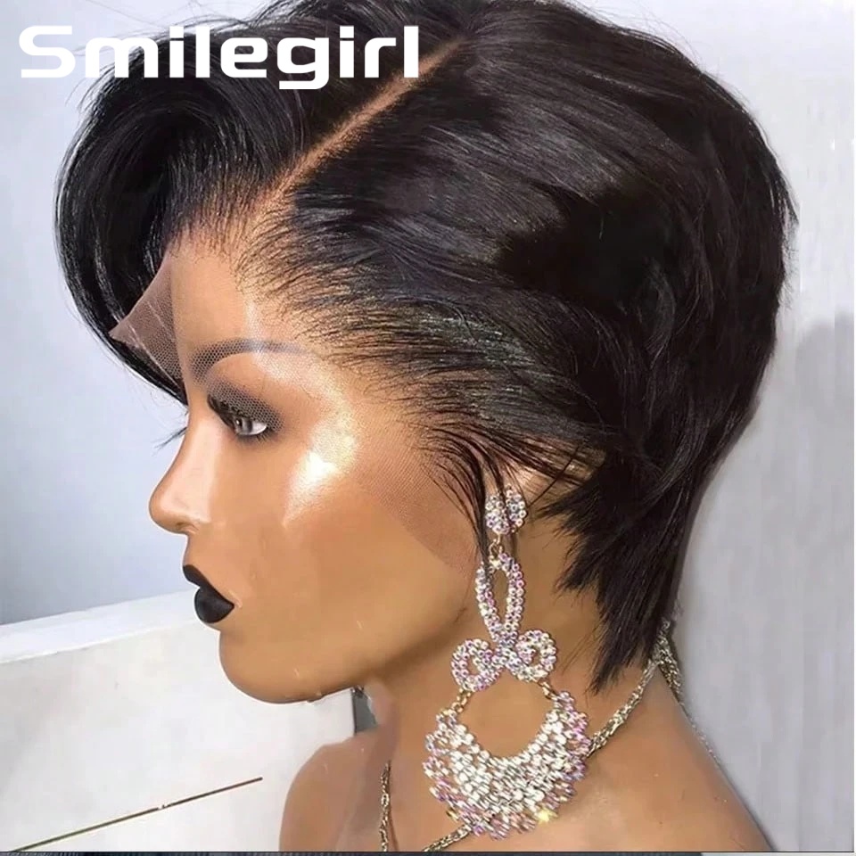 Short Pixie Cut Wig Human Hair Cheap - 저렴한 도매 픽시컷 가발 인모 가발