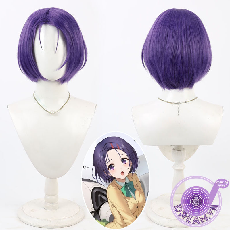 Synthetic Wigs - 사이렌지 하루나 코스프레 가발 보라색 짧은