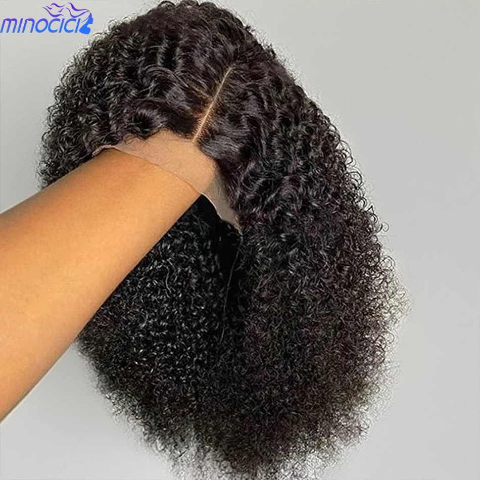 Hd Lace Frontal Wig Human Hair Pre Plucked - 접착제 없이 착용 가능한 짧은 밥