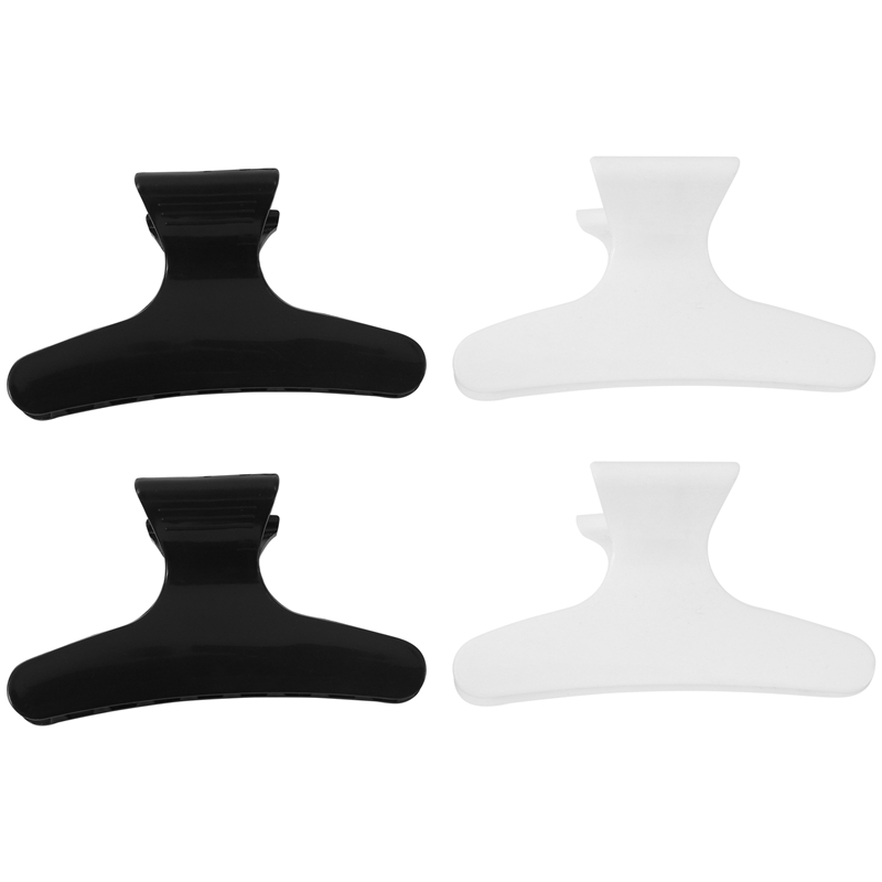 4PCS 블랙 화이트 미용사 나비 스타일 스타일링 헤어 - Hair Clips 리뷰 및 가격