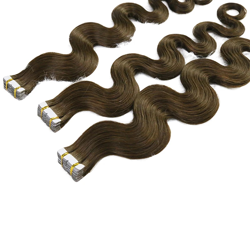 테이프 인 헤어 익스텐션 바디 웨이브 레미 접착식 인비 - Invisible Tape In Extensions Real Hair 리뷰 및 가격