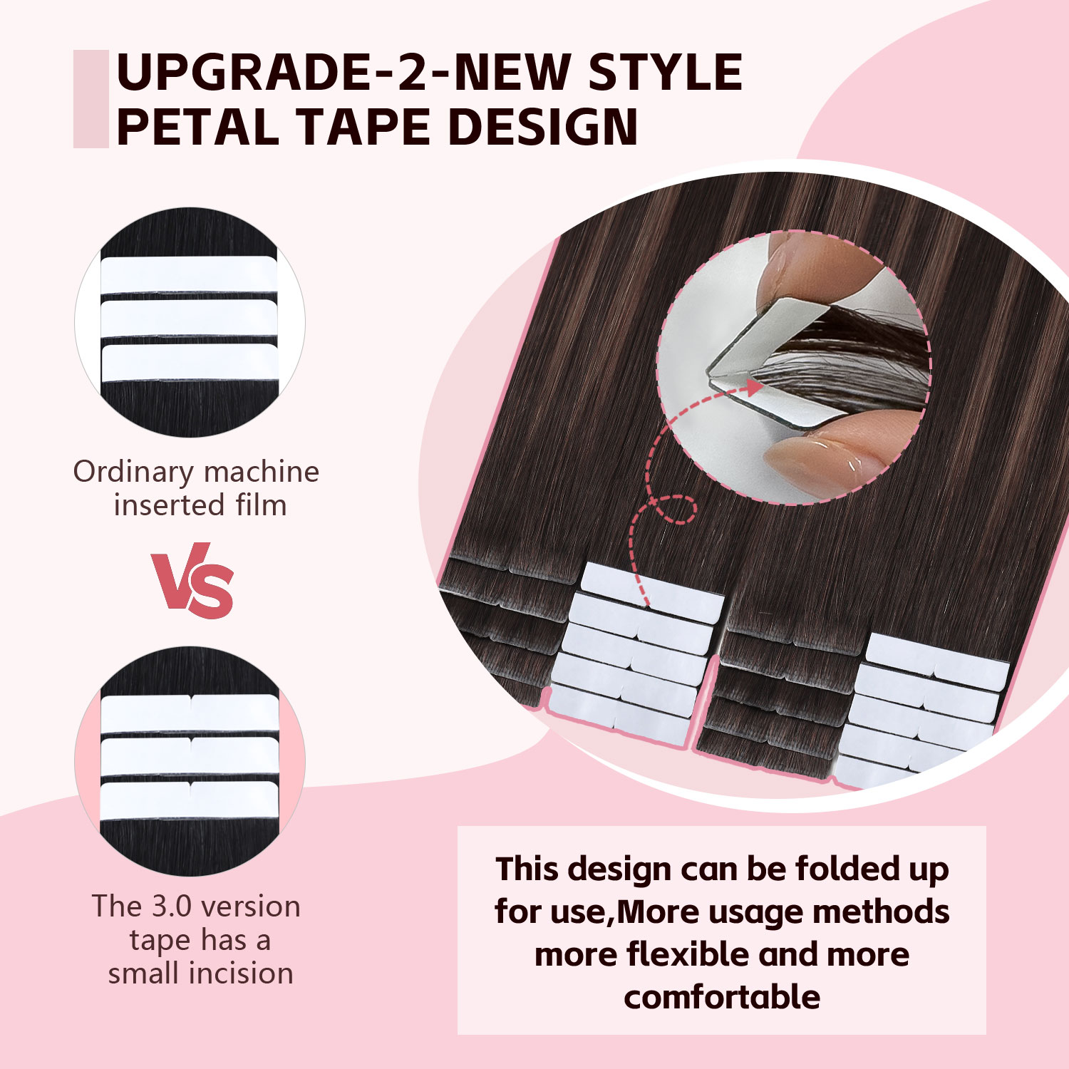 스위트메트 인비저블 테이프 헤어 익스텐션 20개, 14 - Invisible Tape In Extensions Real Hair 리뷰 및 가격