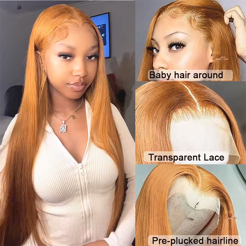 36인치, 180~220% 밀도, 스트레이트 스타일,  - Lace Front Wigs 리뷰 및 가격