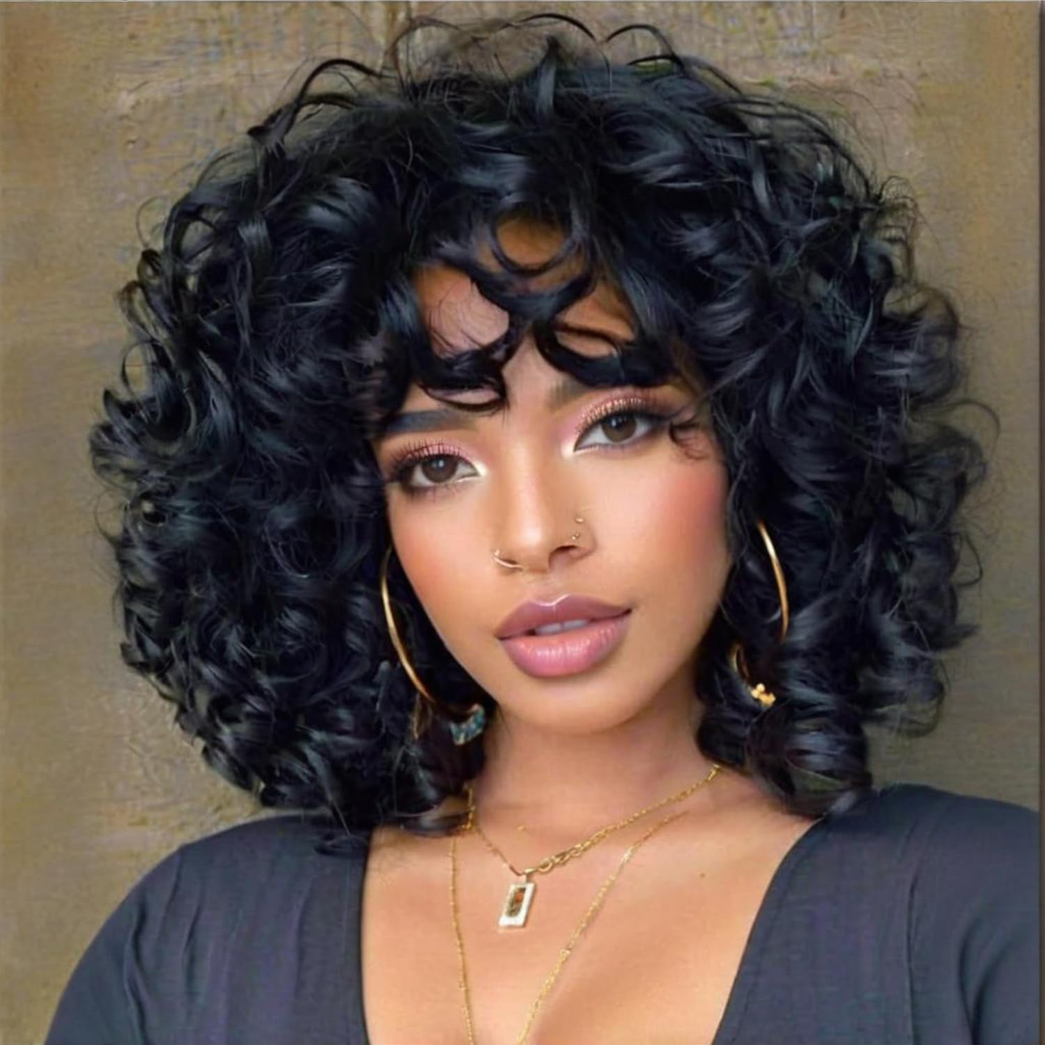 탄력 있는 곱슬머리 보브 인모 가발 브라질리언 헤어 저 - Short Pixie Cut Wig Human Hair Cheap 리뷰 및 가격