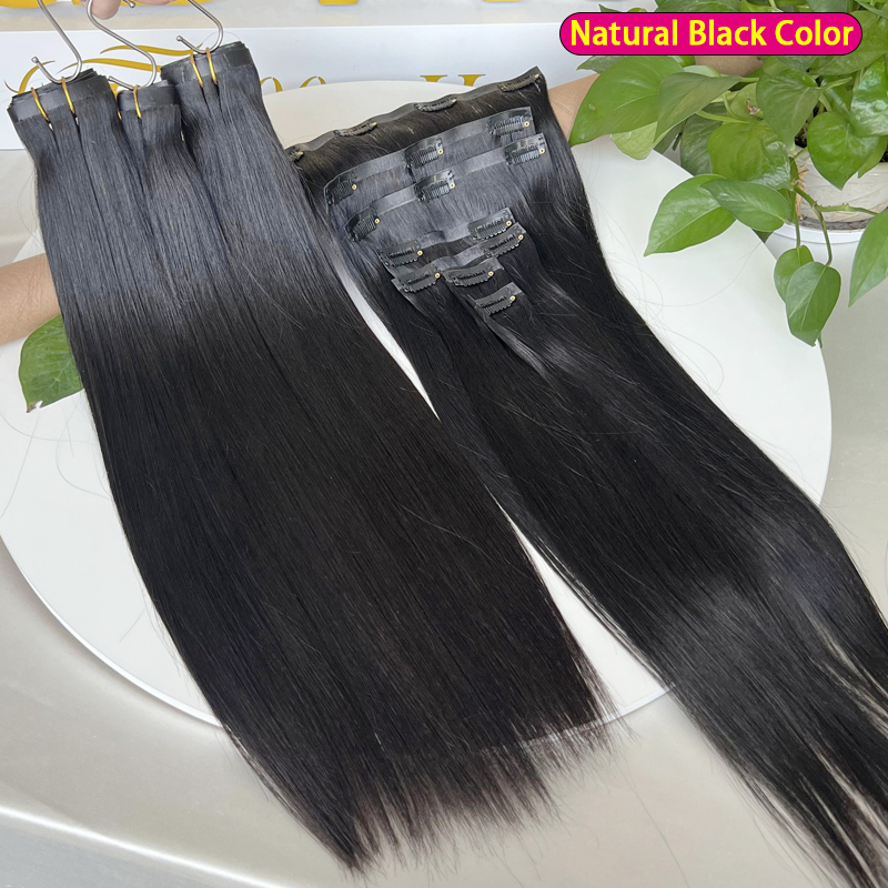 7개입 인비저블 심리스 PU 클립인 인모 헤어 익스텐션 - Seamless Clip In Hair Extensions Human Hair 리뷰 및 가격