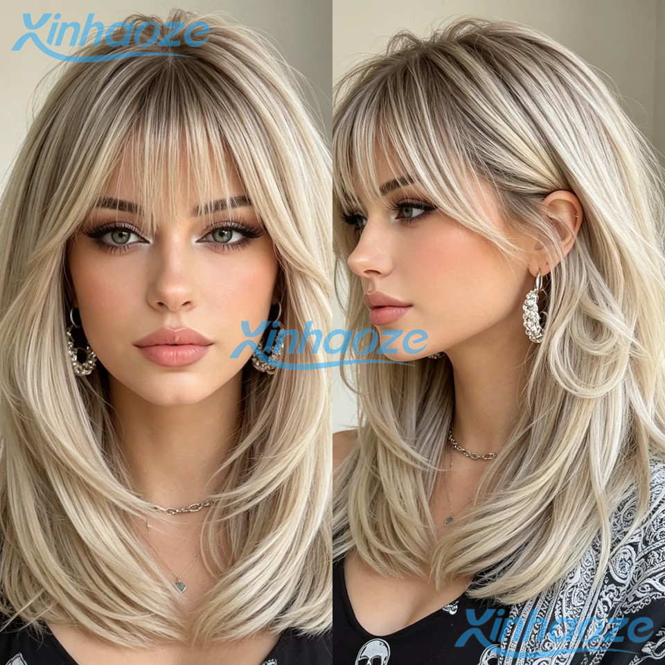 프린지 인모 플래티넘 블론드 숏 브라질리언 13x4 레 - 613 Blonde Body Wave Lace Front Wig 리뷰 및 가격