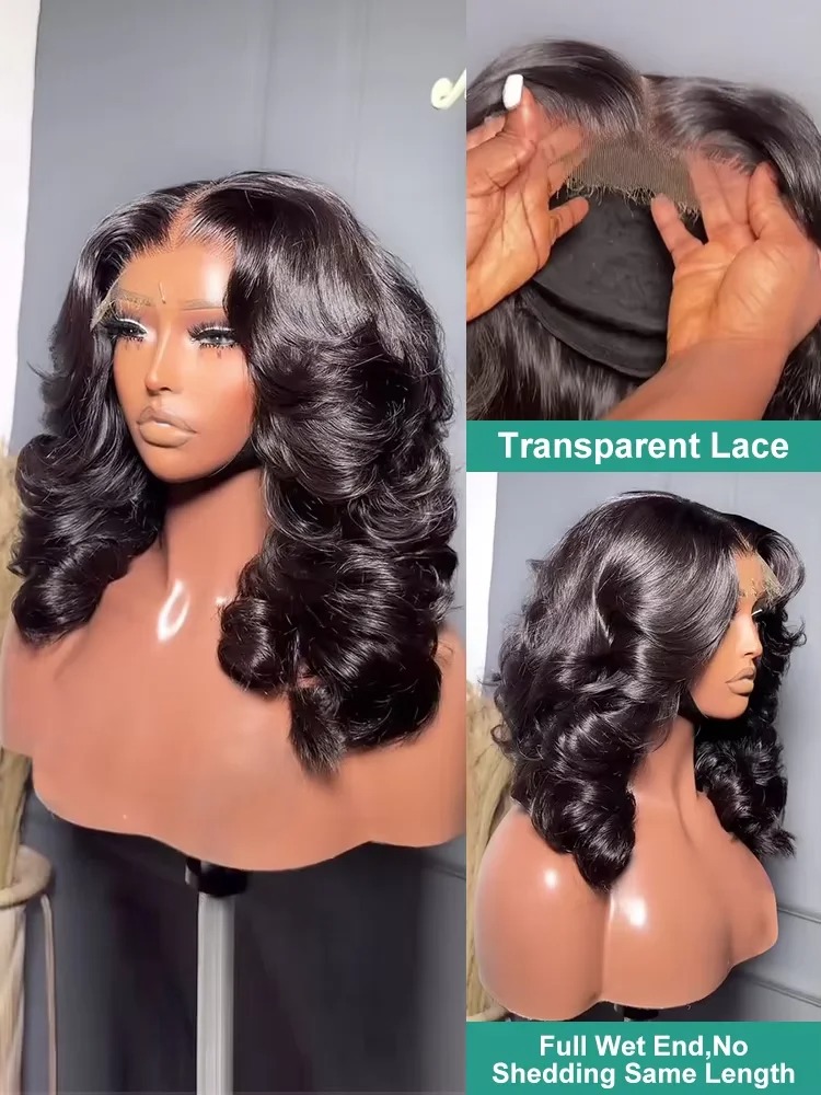 바디 웨이브 밥 가발 인모 13X5 레이스 프론트 인모 - Glueless Wear And Go Human Hair Wig 리뷰 및 가격