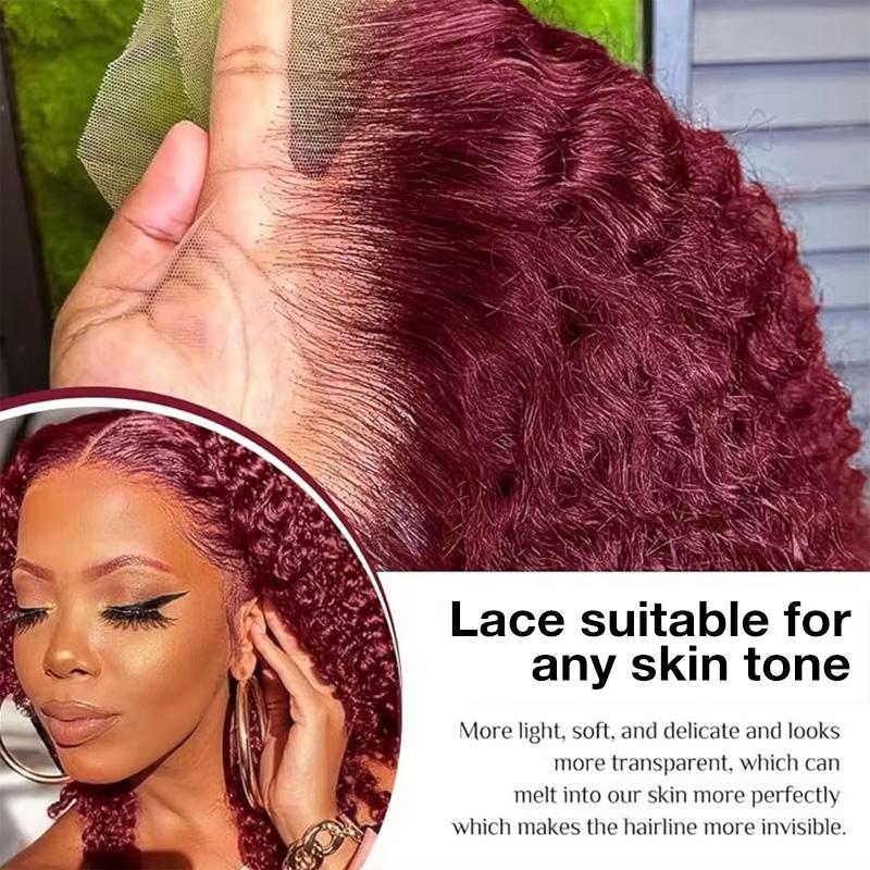 99j 딥 웨이브 레이스 프론트 헤어 가발, 250%  - Hd Lace Frontal Wig Human Hair Pre Plucked 리뷰 및 가격