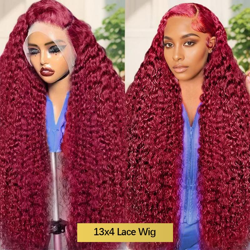 99j 딥 웨이브 레이스 프론트 헤어 가발, 250%  - Hd Lace Frontal Wig Human Hair Pre Plucked 리뷰 및 가격
