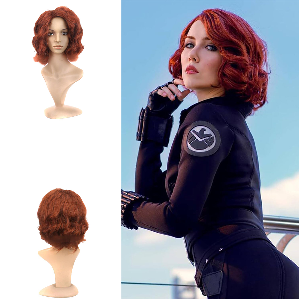 블랙 위도우 스타일 코스프레 합성 짧은 곱슬머리 15인 - Synthetic Braided Wigs For Black Women 리뷰 및 가격