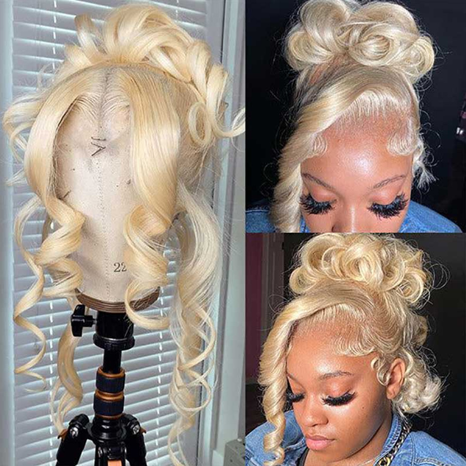 613 블론드 360 레이스 바디 웨이브 가발 인모 생 - 613 Blonde Body Wave Lace Front Wig 리뷰 및 가격