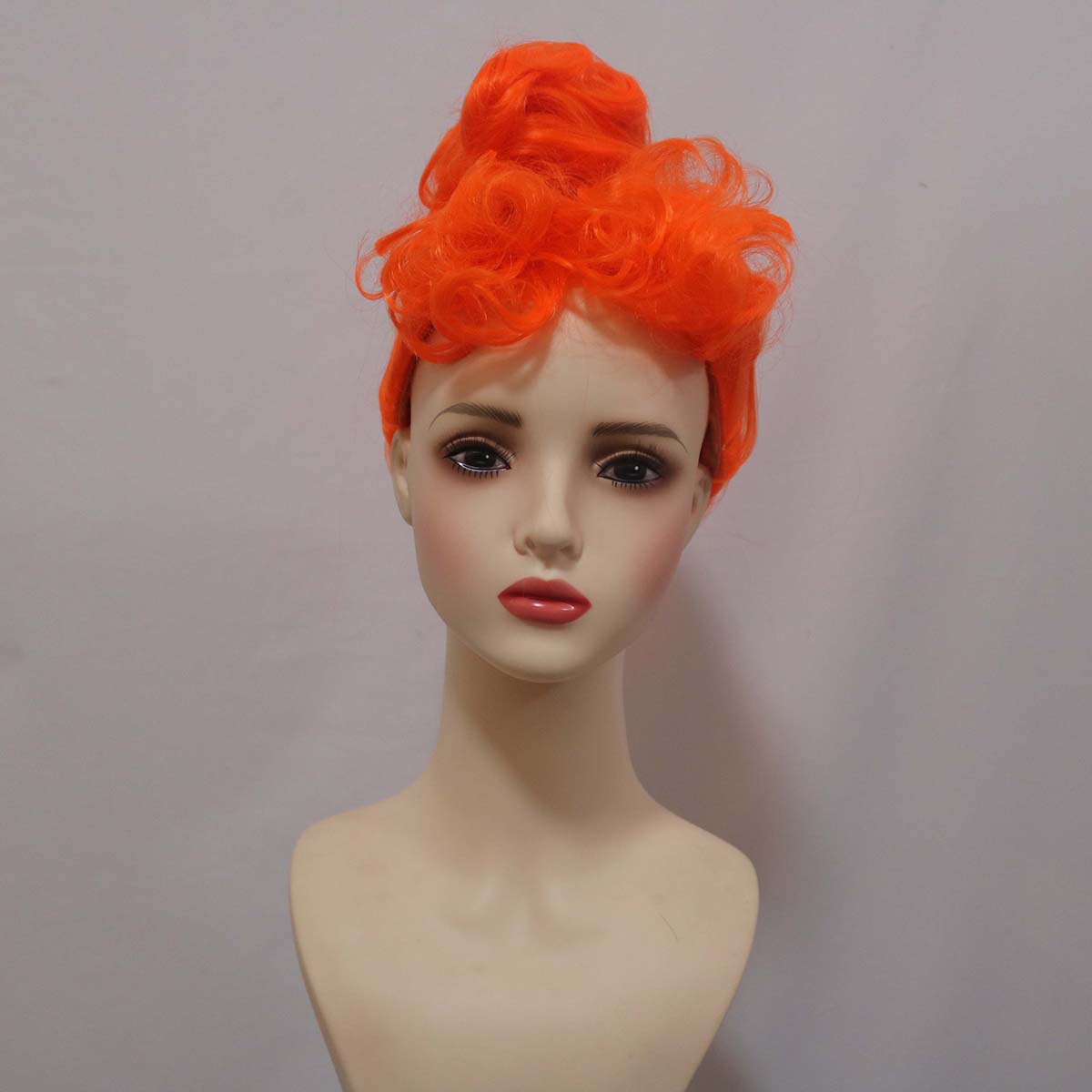 여성 원시여인 의상 소품 디럭스 윌마 플린스톤 오렌지  - Synthetic Braided Wigs For Black Women 리뷰 및 가격