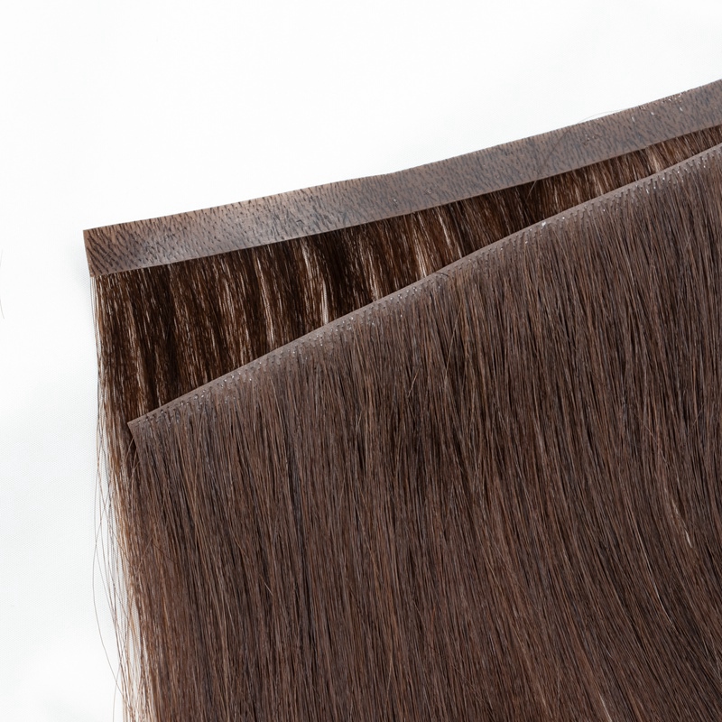 보이지 않는 롱 테이프 PU 웨프트 인모 번들, 천연  - Invisible Tape In Extensions Real Hair 리뷰 및 가격